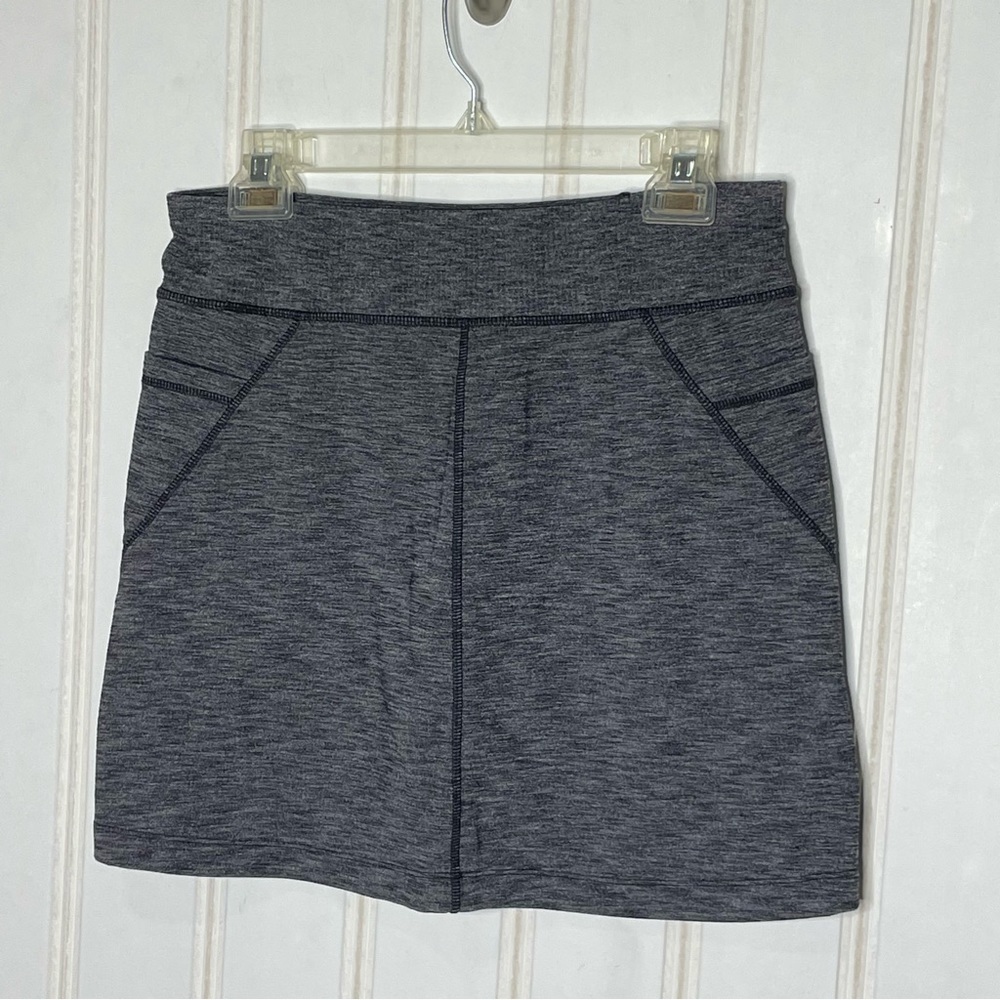 Athleta Excursion Athletic Skort Black Heather Gr… - image 6